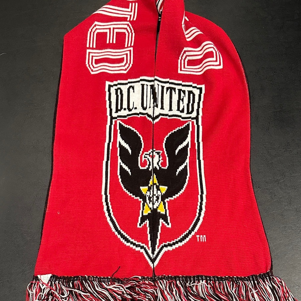 Adidas D.C. United World Cup Red and Black Scarf